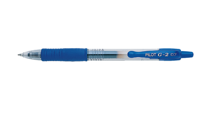 Gelschrijver pilot bl-g2-7 0.4mm blauw