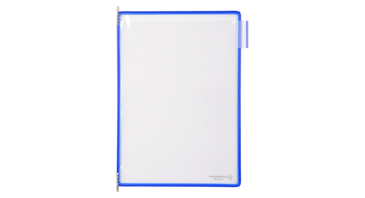 Zichtpaneel tarifold a4 verticaal blauw 10st(114001)