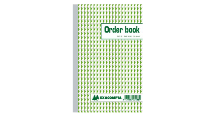 Orderboek exaclair 210x135mm 50x2v