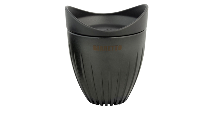 Biaretto, koffie cup met deksel, 340ml, gemaakt van koffiedik, 1421923 (1 stuk)