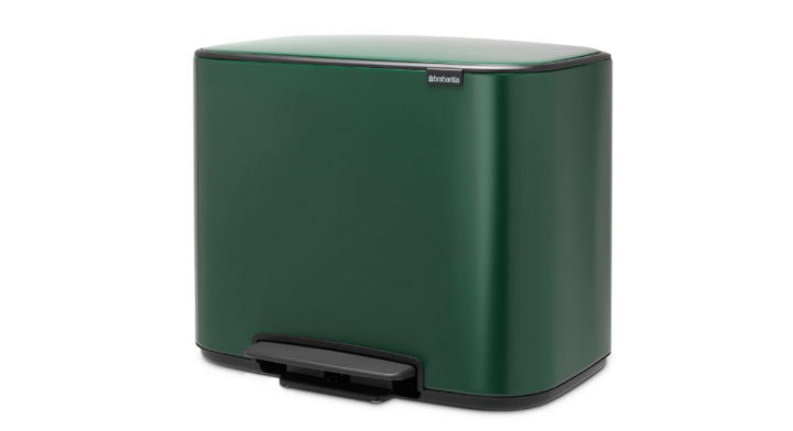 Brabantia, pedaalemmer, 36 liter, pine green, VB 304101