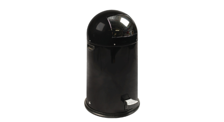 Afvalbak kickcan zwart 33liter metalen binnenbak(87136310520