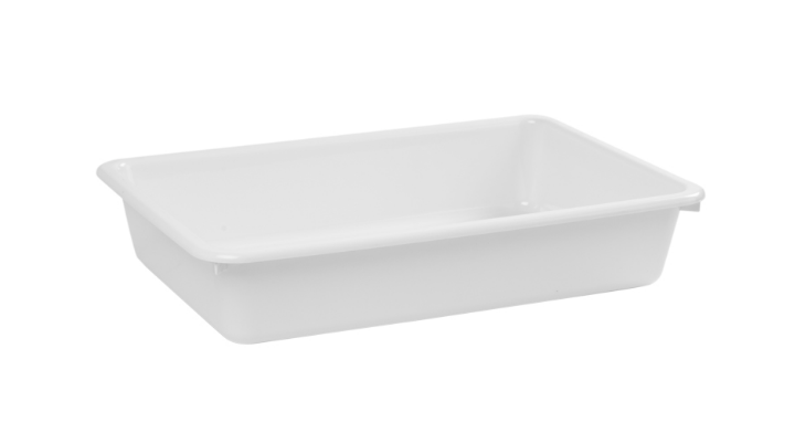 Rechthoekige Slagerijbak | 260x380x70mm | Wit | VB 039067