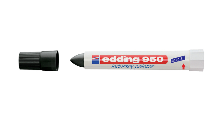 Viltstift edding 950 pasta rond 10mm zwart(6001)