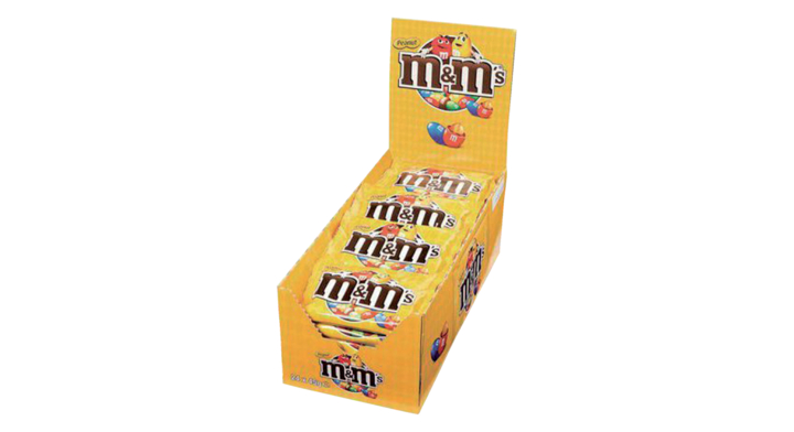 M&M's, pinda, 45 gram, 34003 (doos á 24 stuks)