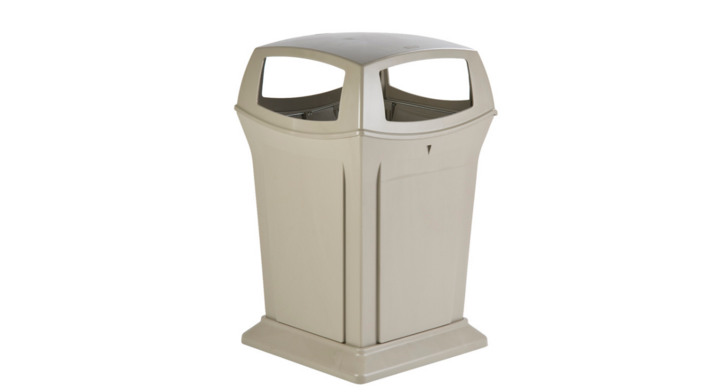 Rubbermaid, container 4 openingen, beige, VB 009173