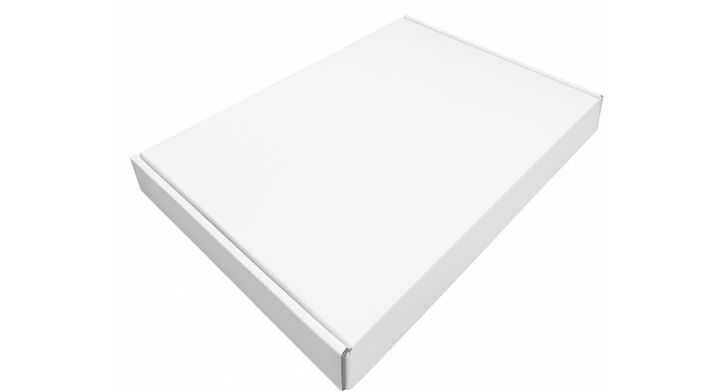 Brievenbusdoos, 310x215x30mm, A4, wit (25 stuks)