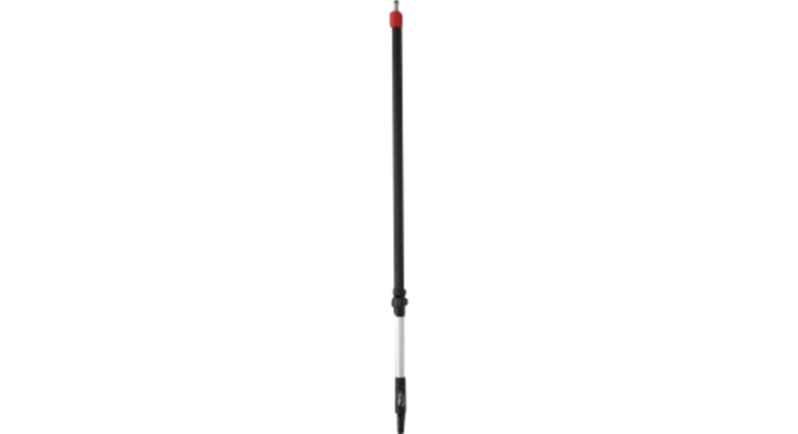 Vikan, telescoopsteel met waterdoorvoer, 100-160cm, zwart, 297152C (1 stuk)