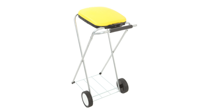 Move & Up, afvalzakhouder, 120 liter, geel, VB 717293