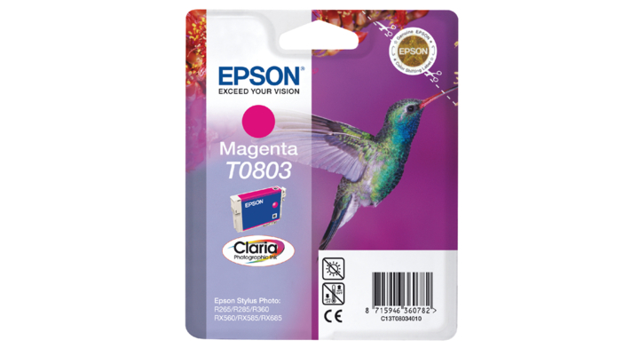 Inkcartridge epson t080340 rood