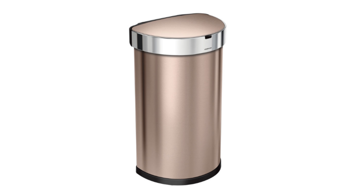 Simplehuman, afvalbak met sensor, 45 liter, rose goud, VB 018645