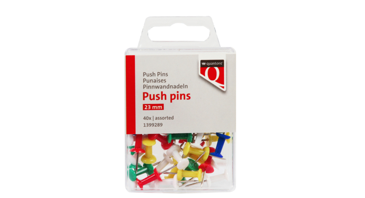Push pins quantore assorti 40 stuks(1399289)