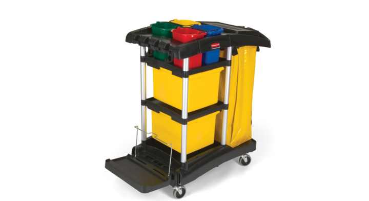 Rubbermaid, schoonmaakkar microvezel, zwart, VB 000974