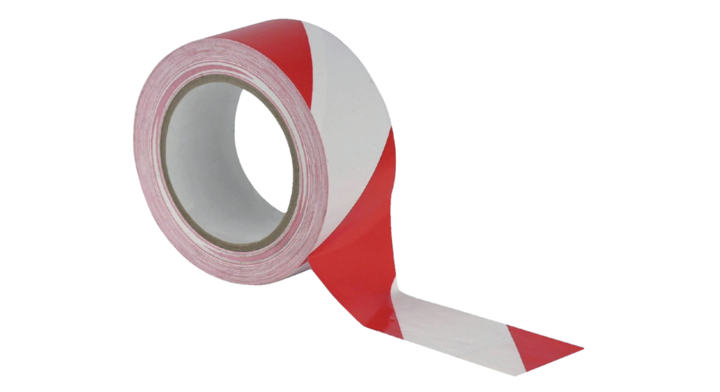 Signalisatielint, 250 meter, rood/wit, 1187-250 (1 stuk)