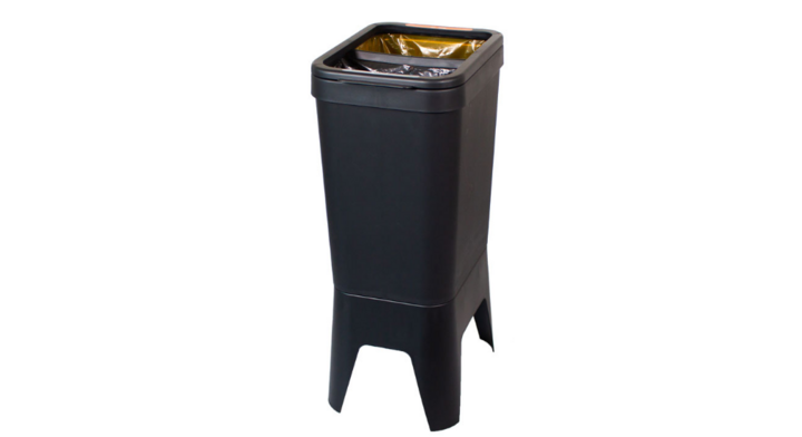 Bonton Circubin, open afvalbak, 20+20 liter, grijs, VB 012640