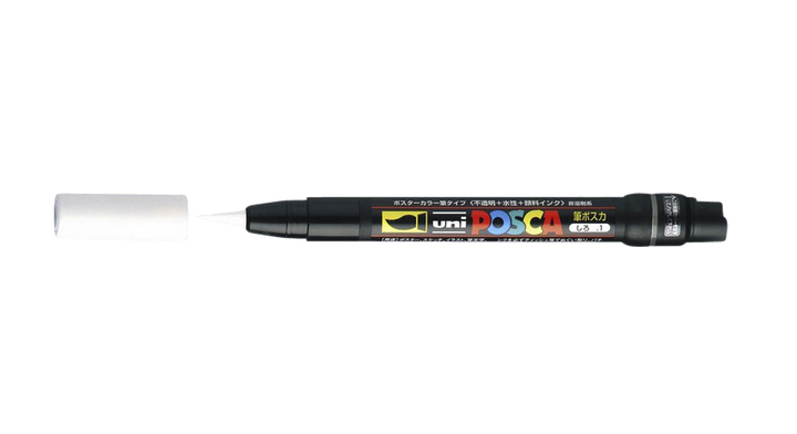 Brushverfstift posca pcf350 wit(pcf350 bl)