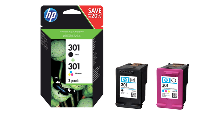 Inkcartridge hp 301 n9j72ae zwart kleur(n9j72ae)