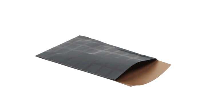 Cadeauzakje, 12x19cm, 992, Squares Black/Copper (200 stuks)