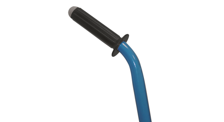 Rubbermaid Hygen, ergonomische telescoopsteel, 115-186cm, blauw, VB 000760 (1 stuk)