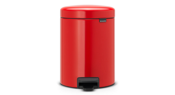 Brabantia, pedaalemmer, 5 liter, passion red, VB 112089
