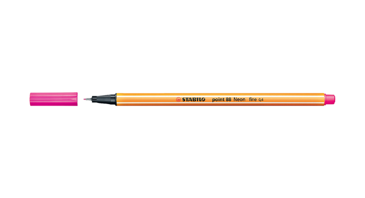 Fineliner stabilo point 88/056 neon roze(88/056)