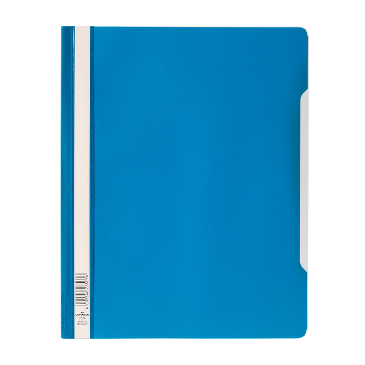 Snelhechter durable 2570 a4 pvc blauw - 0