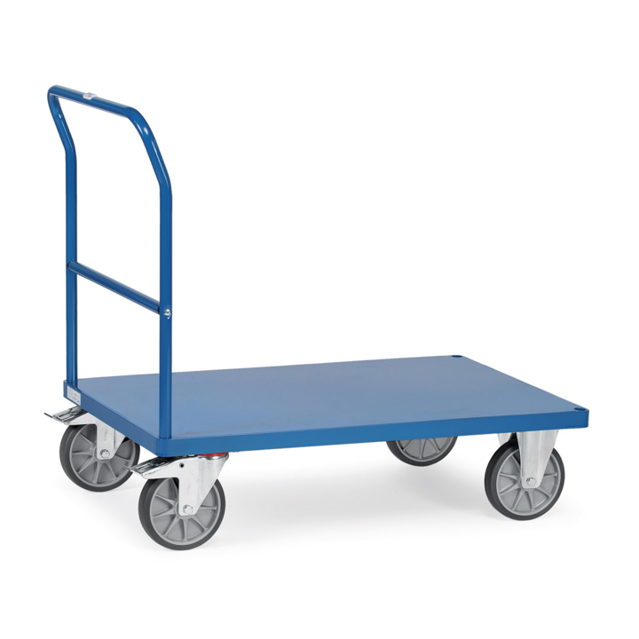 Stalen Duwbeugelwagen, 1200x800mm Draagverm. 600kg - 0