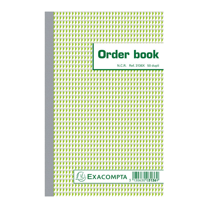 Orderboek exaclair 210x135mm 50x2v - 0