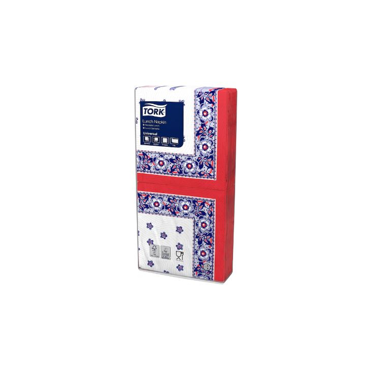 Tork, servet, 33x33 cm, 1-laags, Rural, 509361 (3200 stuks) | OP=OP AANBIEDING - 1