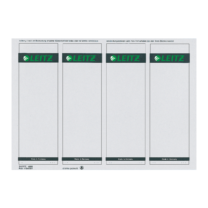 Rugetiket leitz 1080 printbaar 61x192mm zelfkl - 0