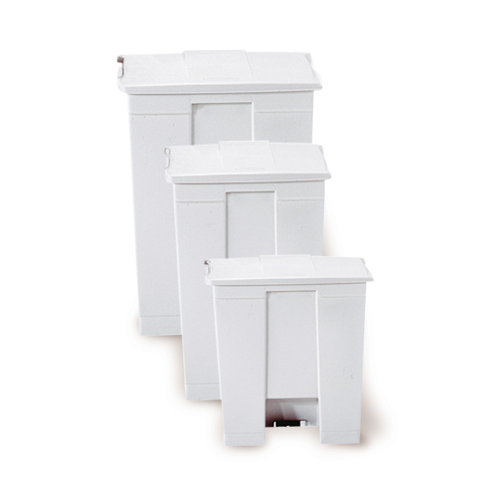 Rubbermaid Step-On, pedaalemmer, 30 liter, wit, VB 006143 - 1