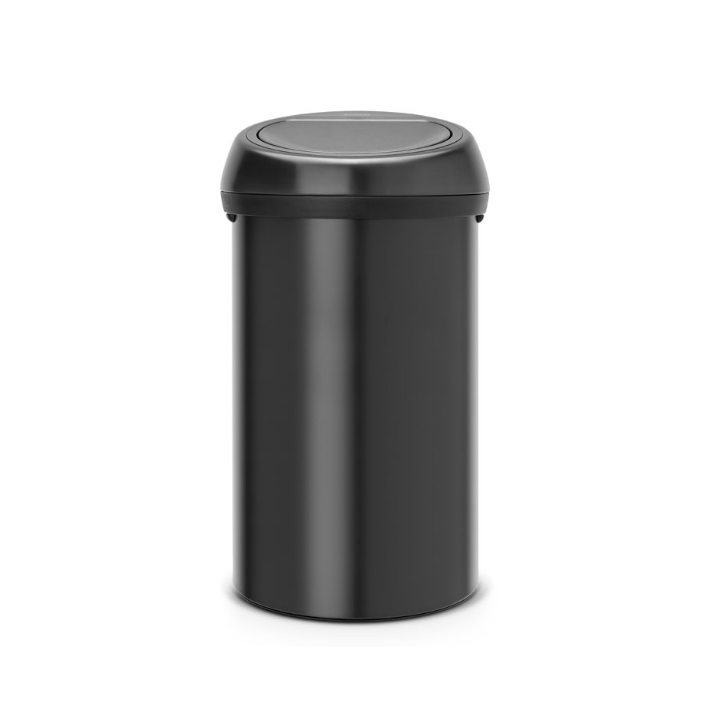 Brabantia, Touch Bin, 60 liter, mat zwart, VB 402562 - 0