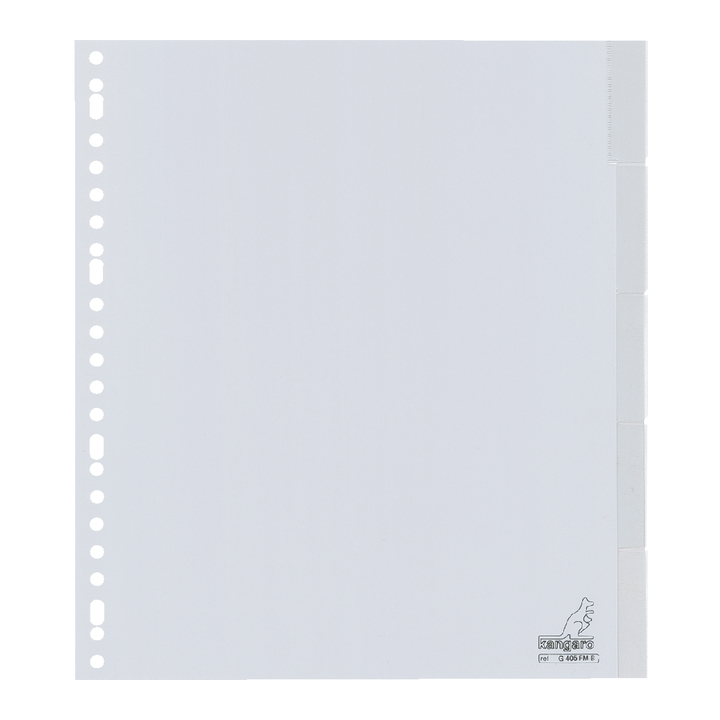 Tabblad kangaro g405fm-b a4 23r pp 5dlg v-tabs bd(g405fm-b) - 0