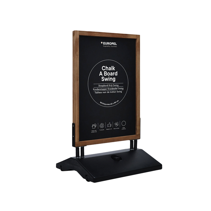 Krijt stoepbord europel swing 70x100cm(356260) - 1