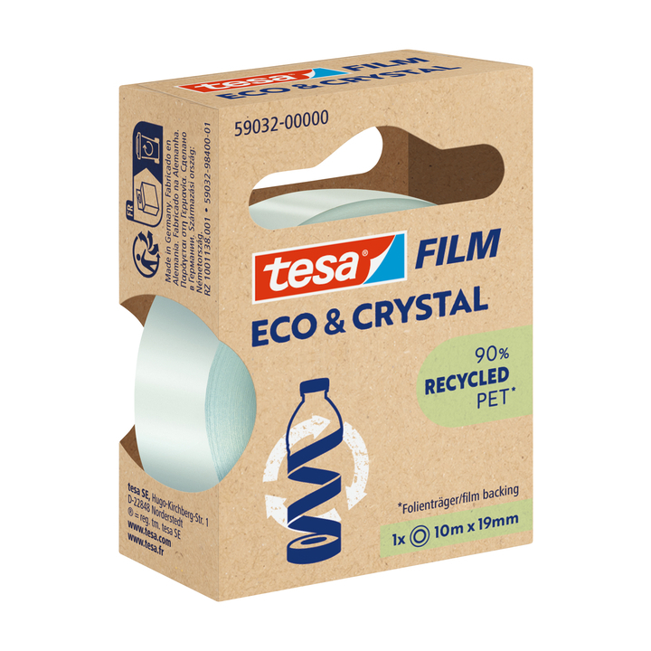 Plakband tesa eco crystal 59032 19mmx10m tr(4063565252259) - 0