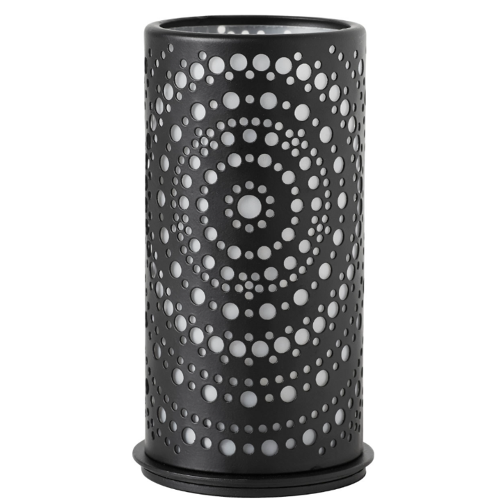 Duni | LED Lamphouder | 140x75mm | Kandelaar Billy Black | 171487 (4 stuks) - 0