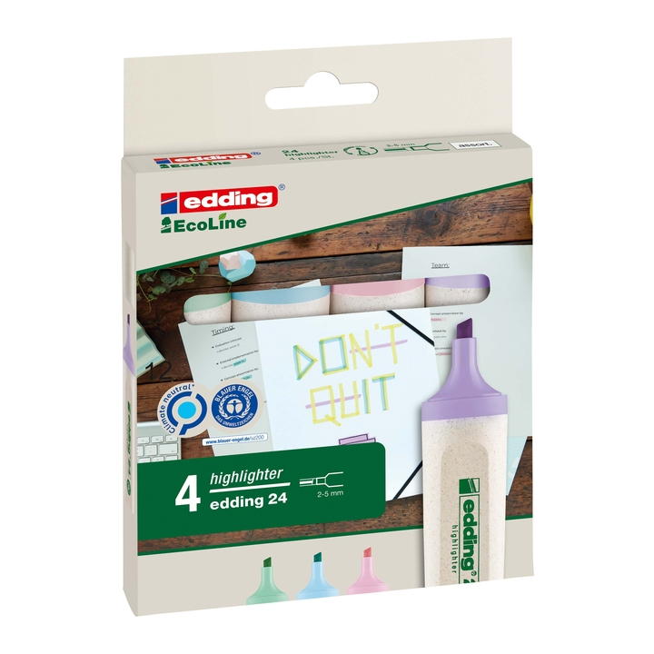 Markeerstift edding 24 eco pastel ass(4-24-4-1000) - 0