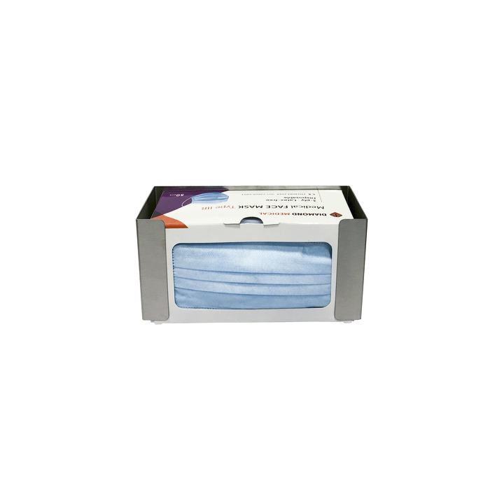 Dispenser Mondmaskers | 107x198x88 mm | RVS | Verticaal - 1
