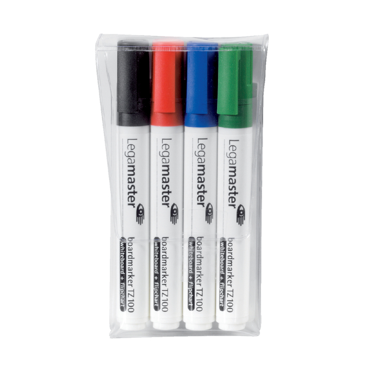 Viltstift lega tz100 whiteboard rond 2mm 4st ass - 0