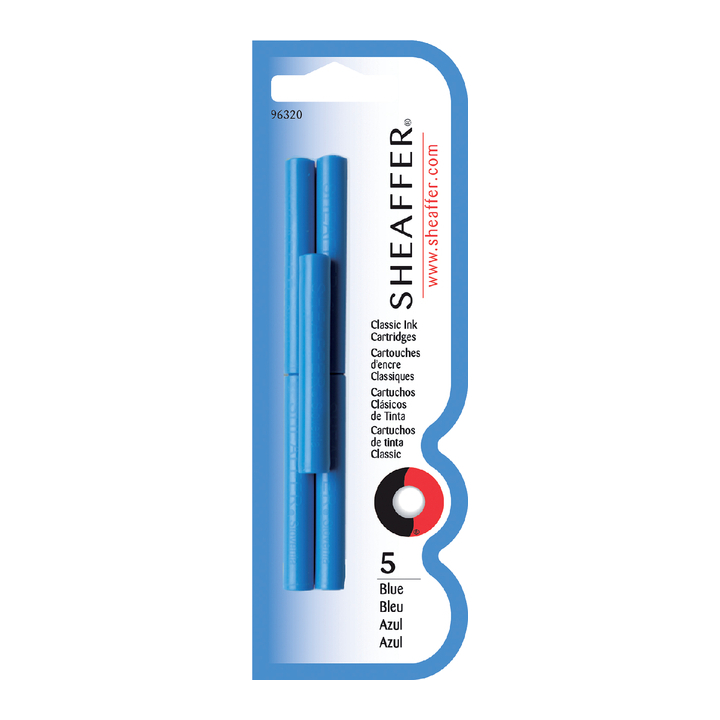 Inktpatroon sheaffer skrip classic blauw(sh-96320) - 0
