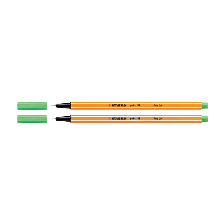 Fineliner stabilo point 88 appelgroen - 0