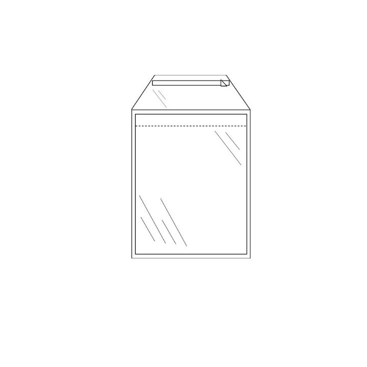 Transmailers, ldpe, 225x305mm, 45my, transparant (1000 stuk) - 0
