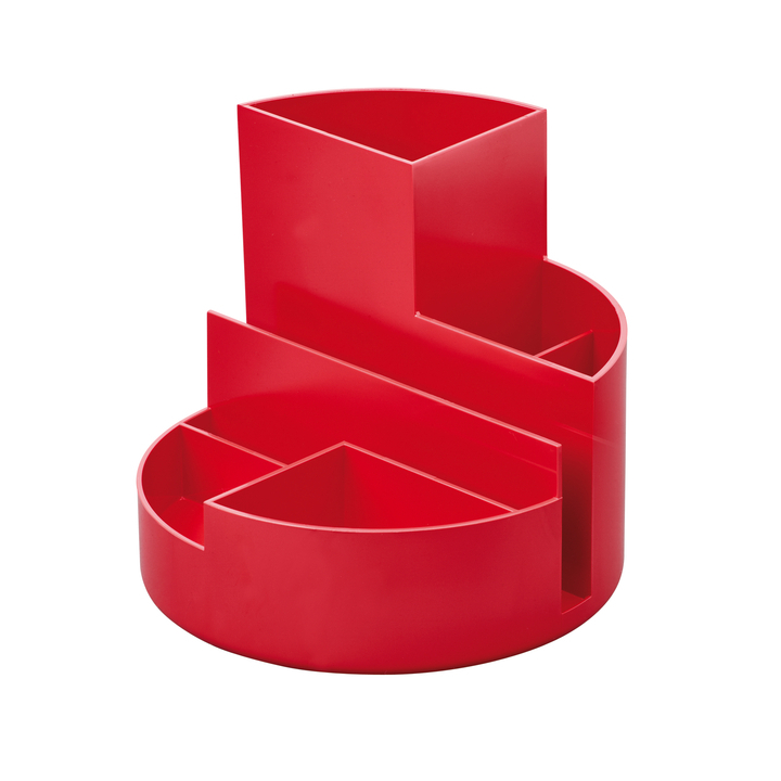 Pennenkoker maul roundbox recycled 6 vaks rood(4117625.eco) - 0