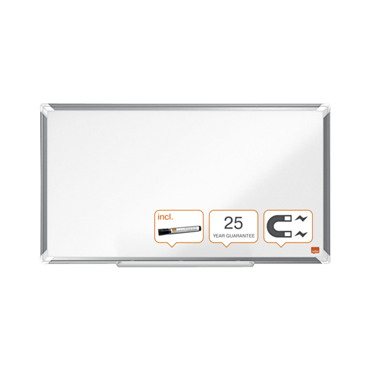 Whiteboard nobo premium plus 710x400mm emaille(1915365) - 1