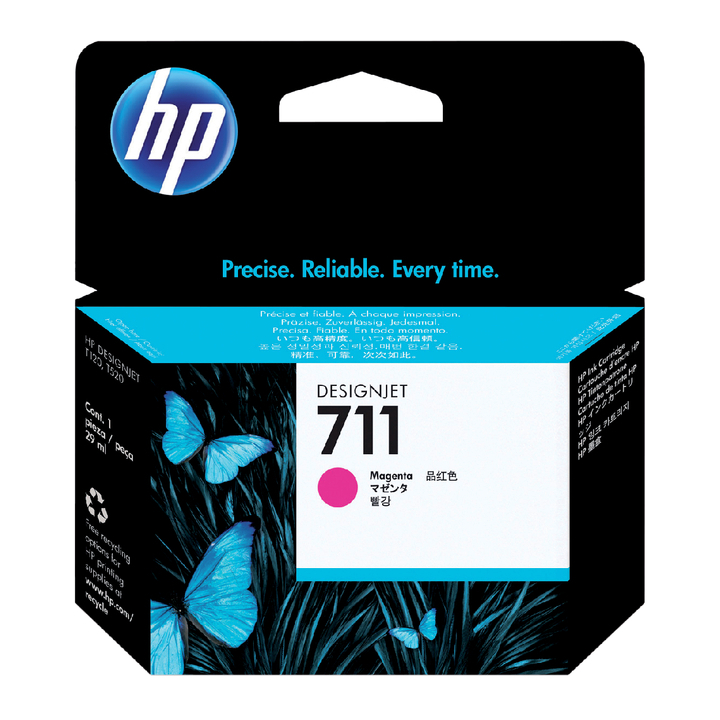 Inkcartridge hp cz131a no 711 rood(cz131a) - 0