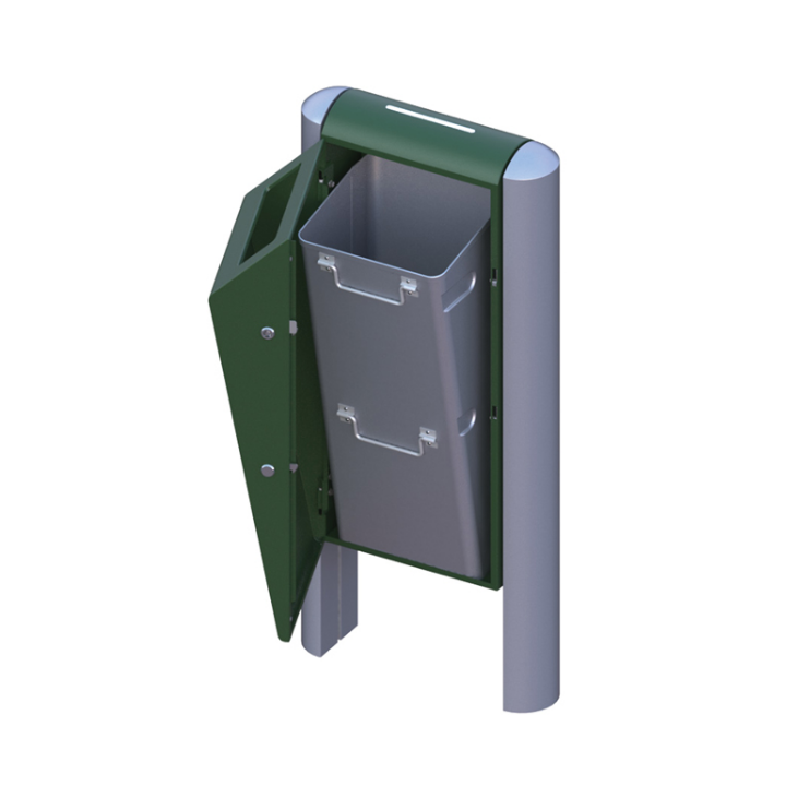 BinSystem Single Bin, 60 liter, groen, VB 711512 - 2