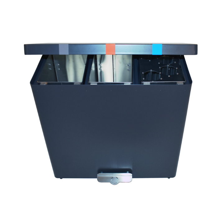 RecycloKick, afvalscheidingsstation, 3x34 liter, VB 191390 - 2