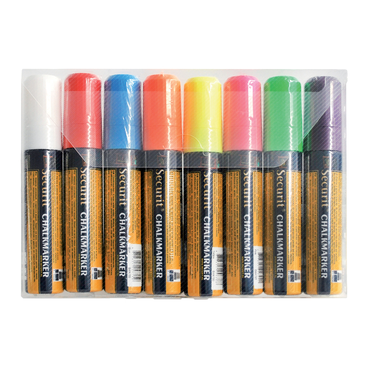 Krijtstift securit sma-720 blokpunt 7-15mm ass(sma720-v8) - 0
