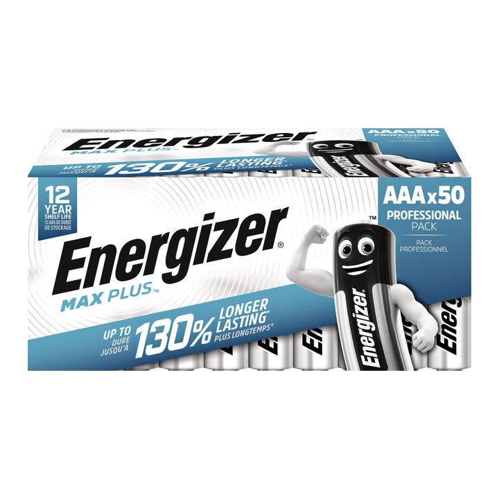 Batterij energizer max plus aaa alkaline 50st - 0