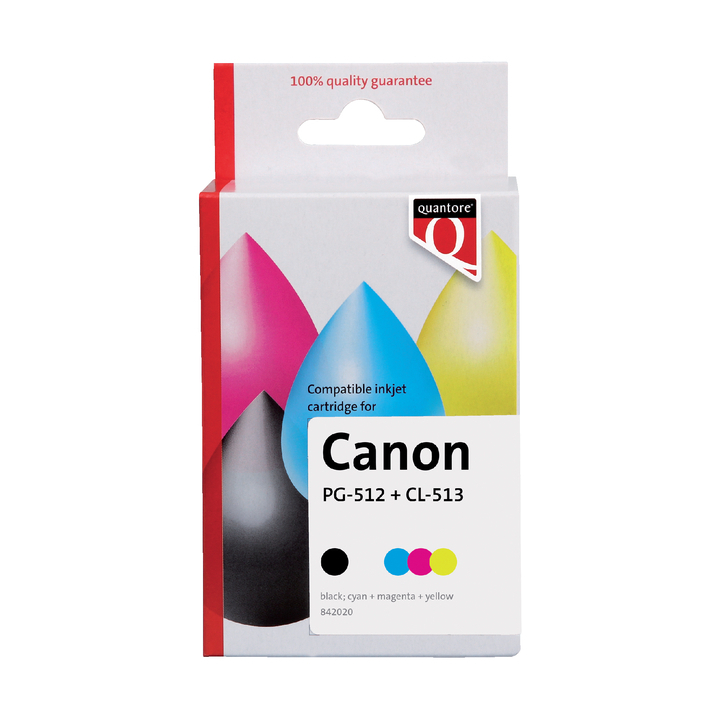 Inkcartridge quantore can pg-512 cl-513 zwart kleur(pro1305) - 0